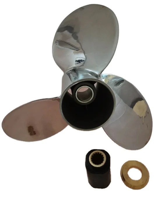 16X19 R/L Stainless Steel Propeller 3 Blades Boat Prop Interchangeable OUTBOARD PROPELLER MARINE PROPELLER