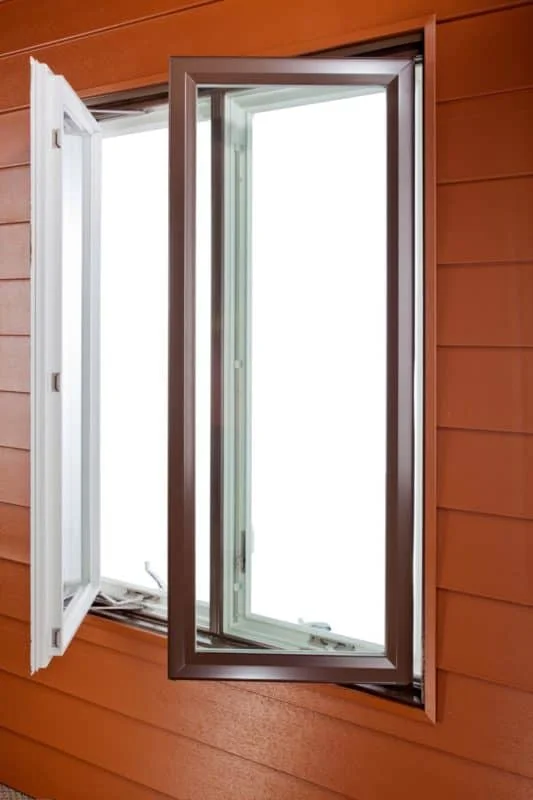 High Energy Saving Double Glazed Windows Hurricane Impact Aluminum Tilt and Turn Casement Window for Villa