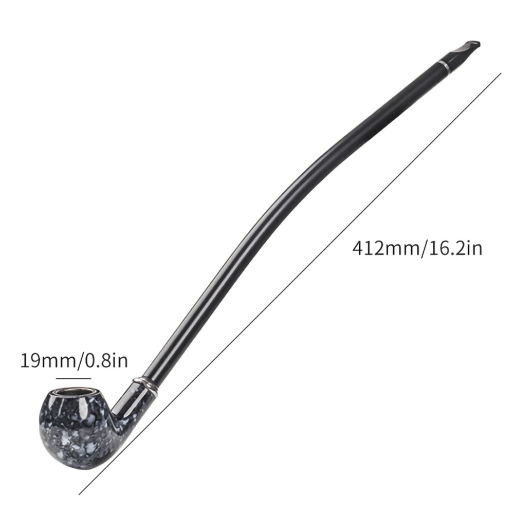 Classic Long Smoking Pipe with Filter Removable Washable Resin Tobacco Pipe Smoking Accessories Men Holiday Gift smoking accessories,tobacco pipe,tobacco smoking accessories,herb smoking pipe,smoking pipe