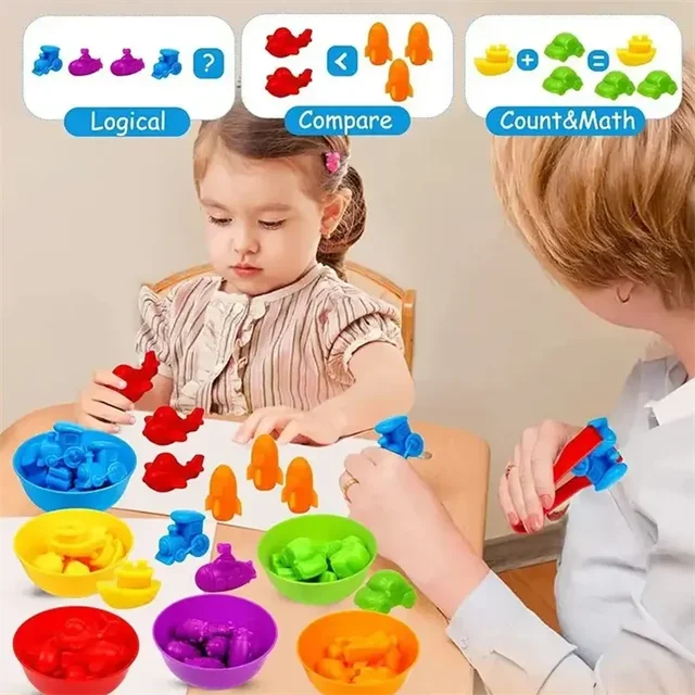 Rainbow Counting Animal Toy 6