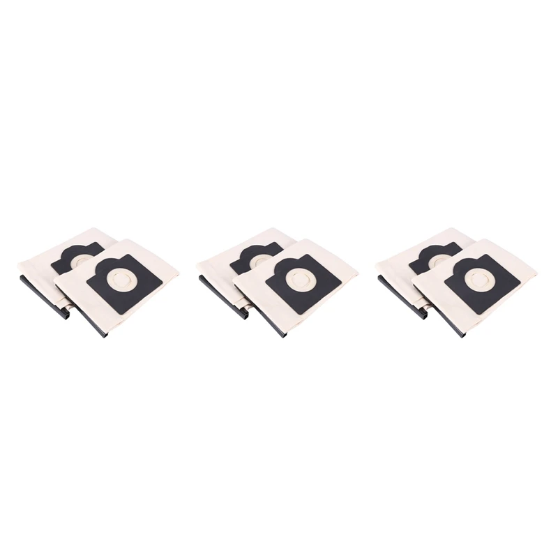 

Promotion!6 Pcs Washable Filter Bags For Karcher WD3 Rremium WD3200 SE4001 WD3300 Wd2 SE 4000 MV3 Vacuum Cleaner Bag