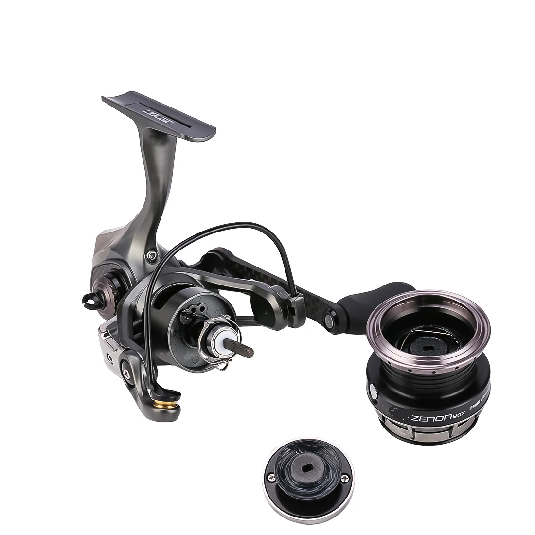 Original ZENON MG X 2500MS Spinning Fishing Reel 6.2:1 Carbon Matrix Drag  System Air-Fin Spool AMG Saltwater Fishing Tackle