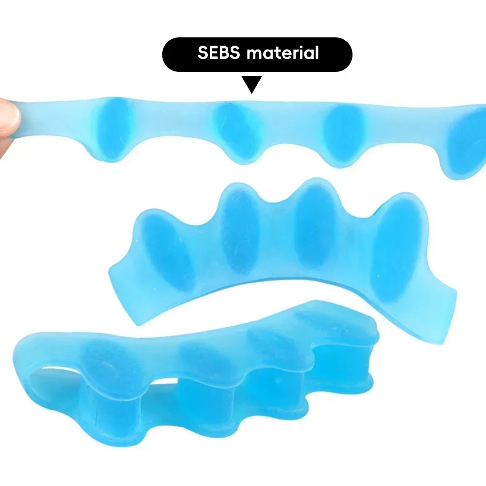 Lot de 2 séparateurs d'oignons en silicone souple, outil de soin des pieds_voghion.com