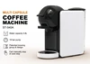 China professional cafe shop office home hotel kitchen smart 19bar italy espresso maker cappuccino making capsule coffee machine 5