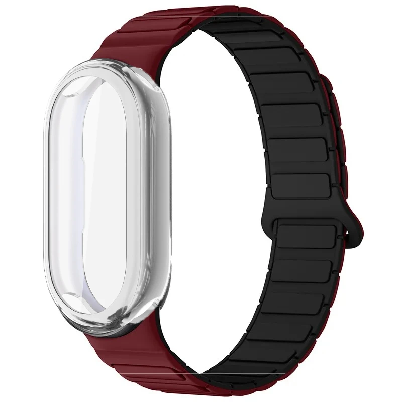 Magnetic Silicone Strap with TPU Bumper Case