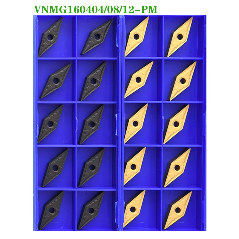 

10PCS VBMT160404 VBMT160408 HM VNMG160404 VNMG160408 VNMG160412 PM YBC251 YBC252 Carbide Inserts CNC Lathe Metal Turning Tool