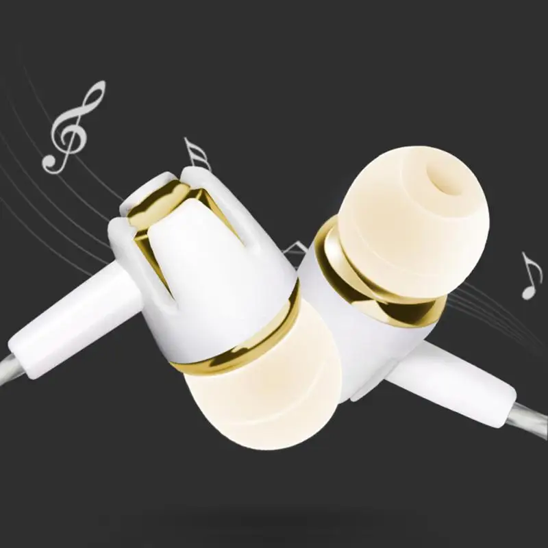 Music Headset Cable Material Tpe Sports Earphones Headphones With Microphone Wired Headset Soft wired earphone wired gaming headset