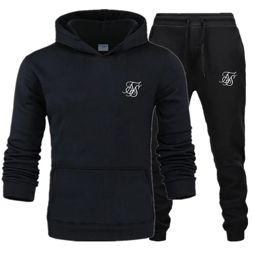 Men Autumn Spring Sporting Sweatshirt Sweatpants Tracksuit