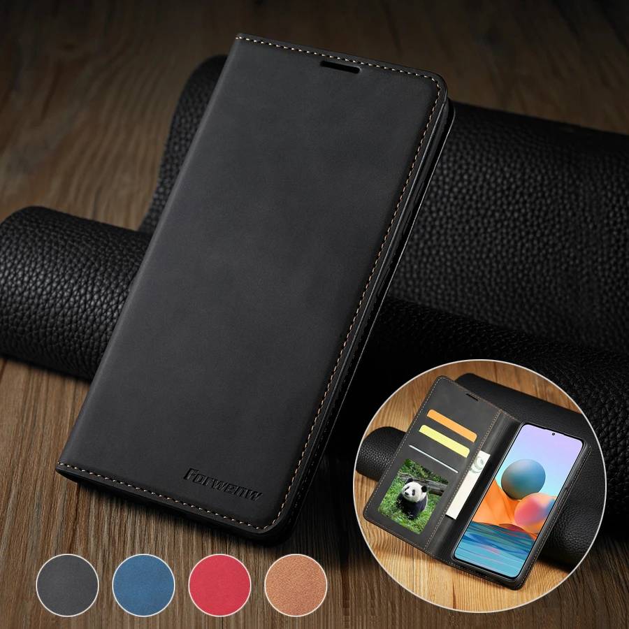 Wallet Leather Case For Xiaomi Redmi 10 10C 9 9A 9C 9T Note 11 11S 11E 11 Pro 10 10S 10 Pro 9 Pro 8 Pro Mi Poco X4 GT M4 Pro