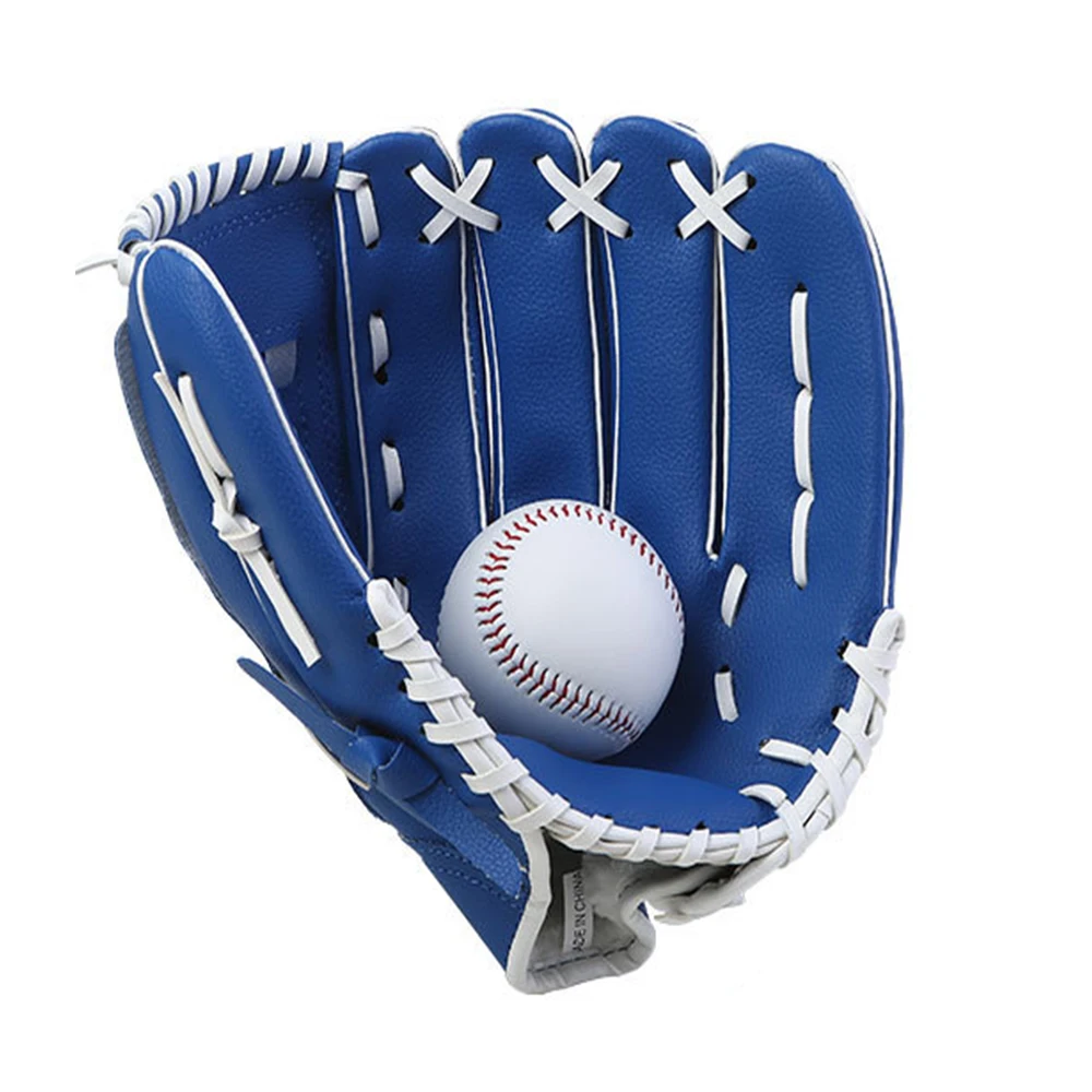 Outdoor Sport Baseball Glove 10.5/11.5/12.5 Inch For Kids Youth Adults Left Hand Baseball Practice Glove Finger Cover