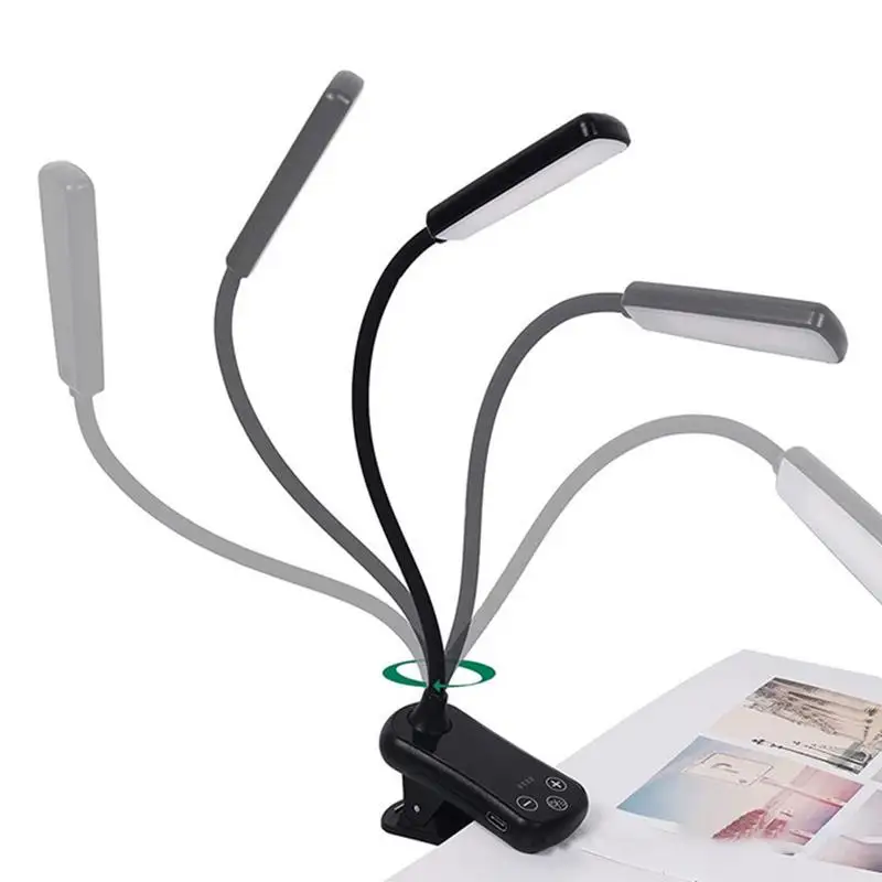 

Reading Lights For Books LED Reading Book Light 3 Eye-Protecting Modes Light LED Book Light With Clamp For Camping Kids Book