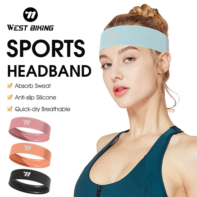 Sports Sweatband Cycling Sweatband Unisex Anti-slip Breathable Yoga Exercise