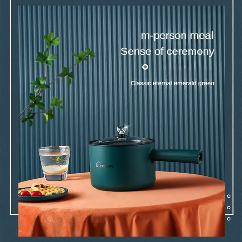 Non-stick Cookware One Click Simple Operation Cleaning Secure Anti Scalding Electric Heating Pot