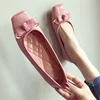 Plus Size 35-41 Women Flats Shoes 2023 Spring Woman Slip on Loafers Square Toe Butterfly-knot Ballet Flats Lady Shoes 1
