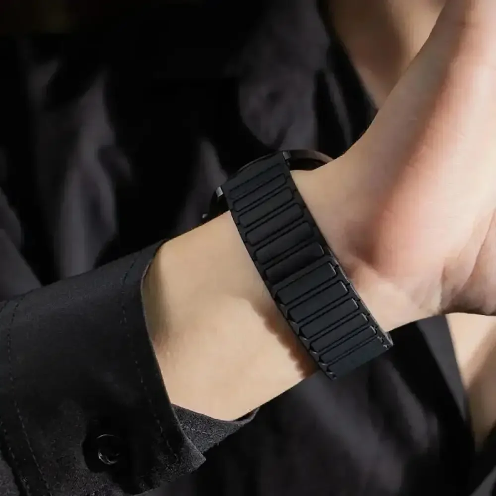 Silicone Magnetic Replacement Strap for 22mm Smartwatch - Sports Wristband Accessories