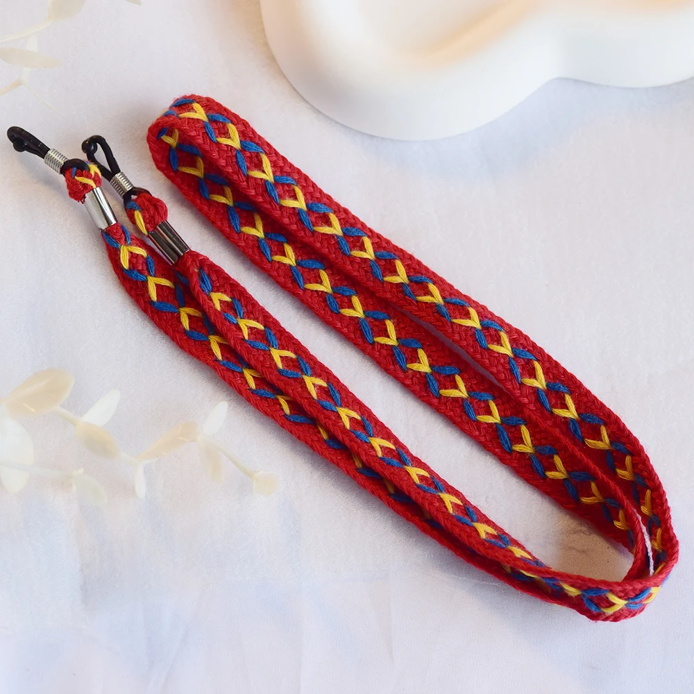Weave Sunglass Chains Eyeglass Mask Chain Holder Handmade Vintage Boho