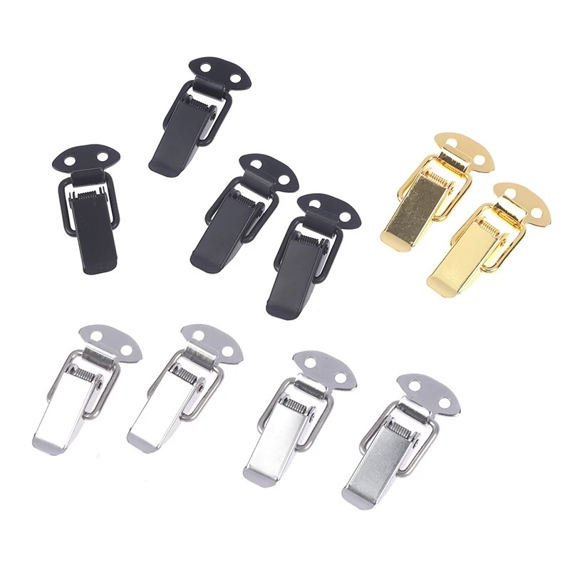 2PCS Snap Lock Toggle Latches Spring Loaded Clamp Clip Case Box Latch Catch Toggle Tension Lock Lever Clasp Closures Crate toggle latches furniture hardware decorative latches