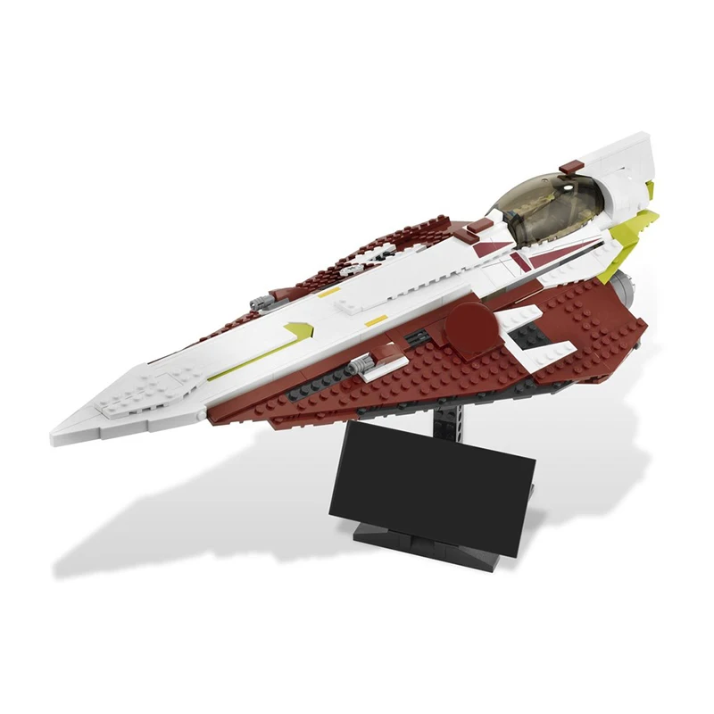 NEW 676PCS star battle Movie MOC Obi-Wan space fighter model DIY creative ideas Child Toy Assembly Puzzle birthdayGift MOC-10215