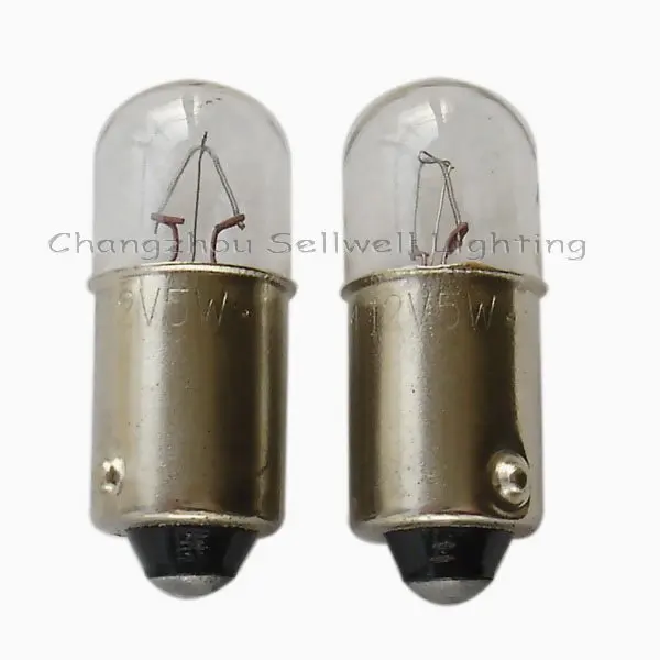 

2024 Miniature Lamp Bulbs Lighting Ba9s T10x23 12v 5w 10pcs A029