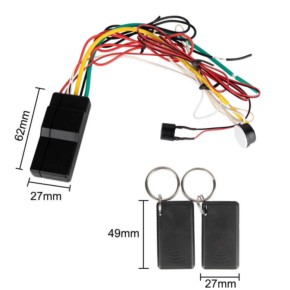 Système d'immobilisation de voiture, dispositif de sécurité sans fil avec  fonction de détection automatique et cache Anti-piratage - AliExpress