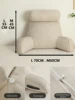 Reading Study Pillow,Bed Wedge with Arms and Pockets Bolster Back Support, Lumbar for Sofa,Office Chair Decorative Pillow 3