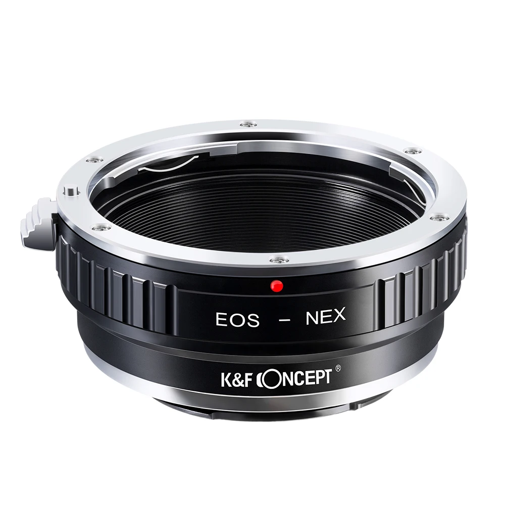 

K&F Concept Canon EOS Lens to Sony Alpha Nex E-Mount Camera Body Lens Mount Adapter fits Sony NEX-3 NEX-5 NEX-5N NEX6 A600 A3500