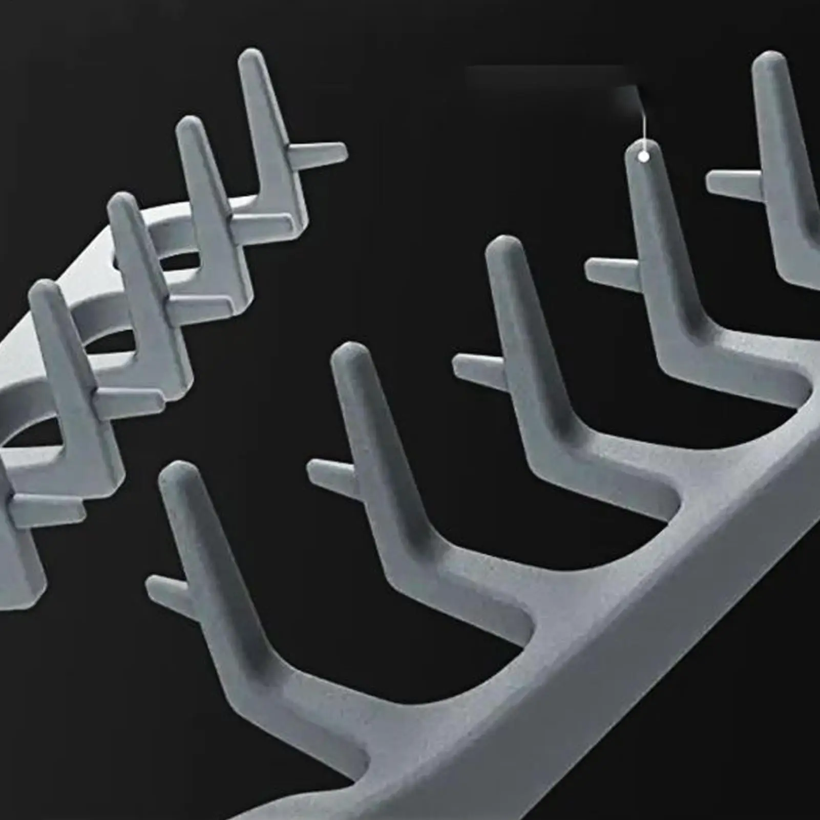 Pettine per capelli volumizzante a denti larghi Strumenti per arricciare Texture soffice per uomini e donne Ideale per tutti i tipi di capelli Strumenti per acconciature - immagine 3