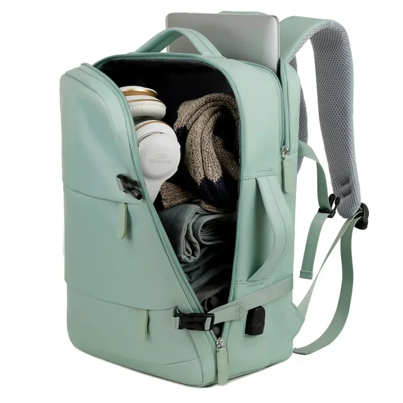 2024Men Women's Bag Large Capacity Journey Multifunction Backpack With Shoe Storage Multilayer Dry And Wet Separation Waterproof 3