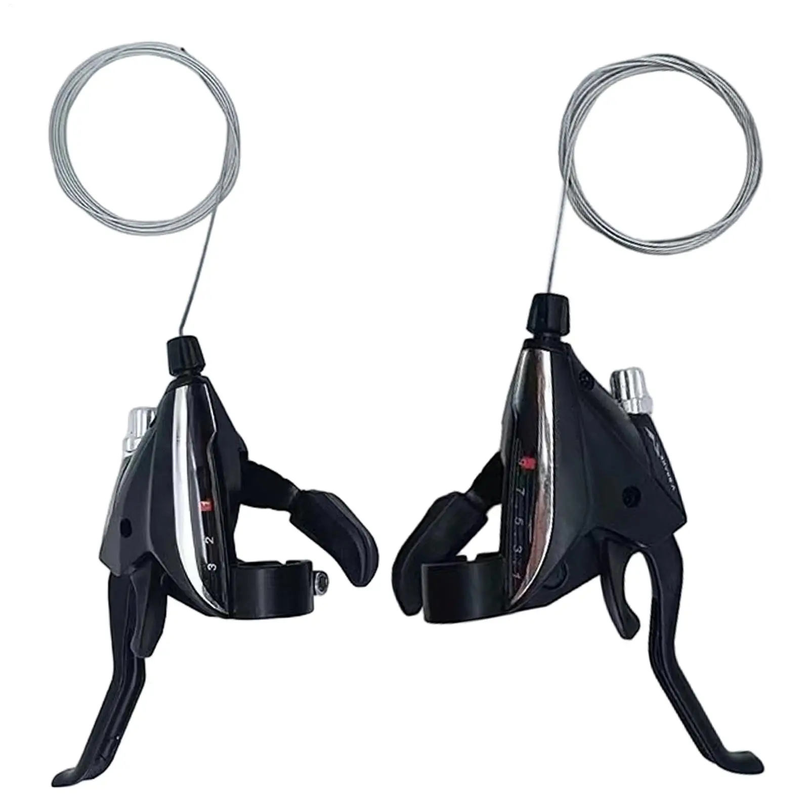 Precision Gear Thumb Shifter Set for Versatile Cycling Adventures