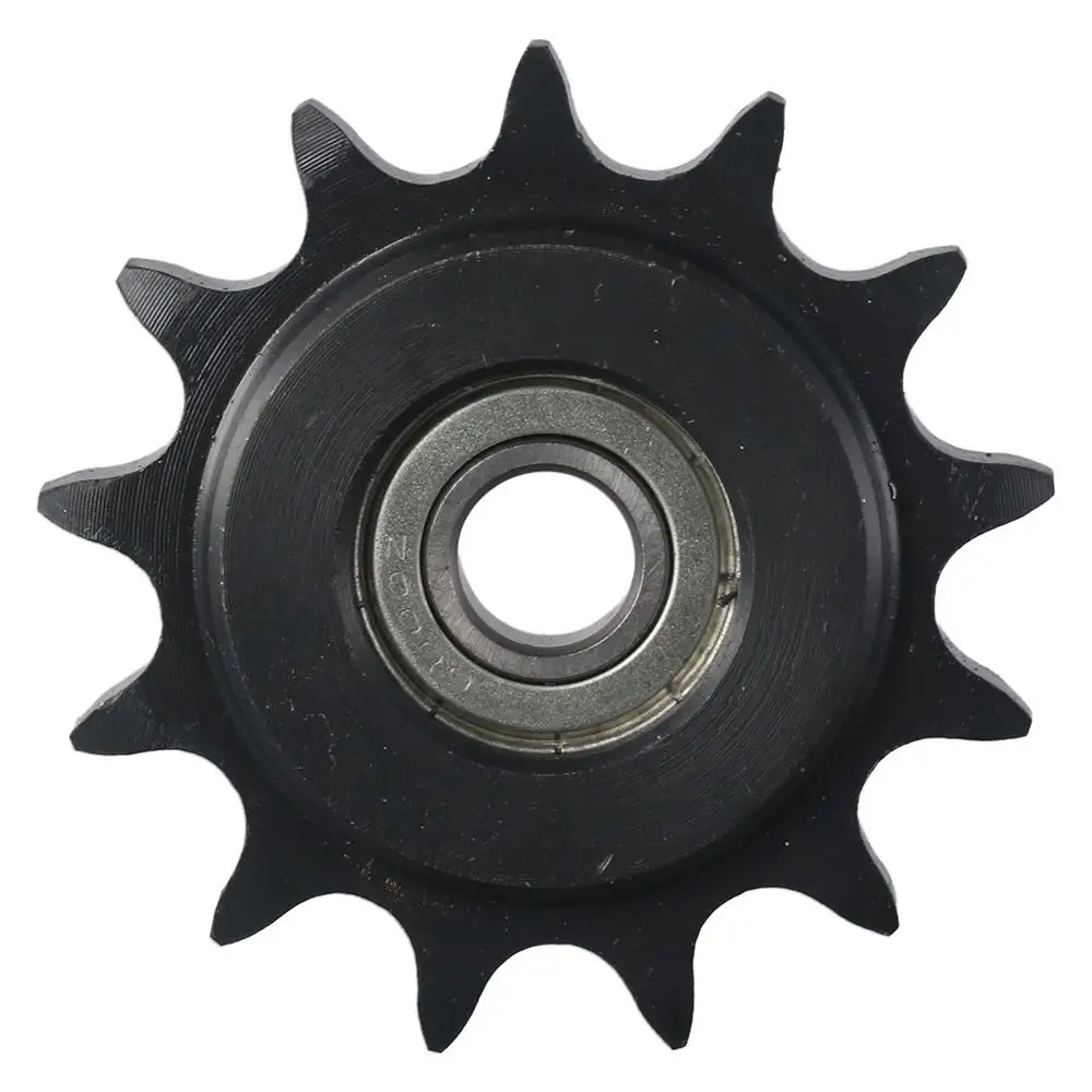 10mm Bore 1/2" Pitch Chain Idler Sprocket 13 Tooth C45 Carbon Steel Sprocket Tensioner for ISO 08B Chains