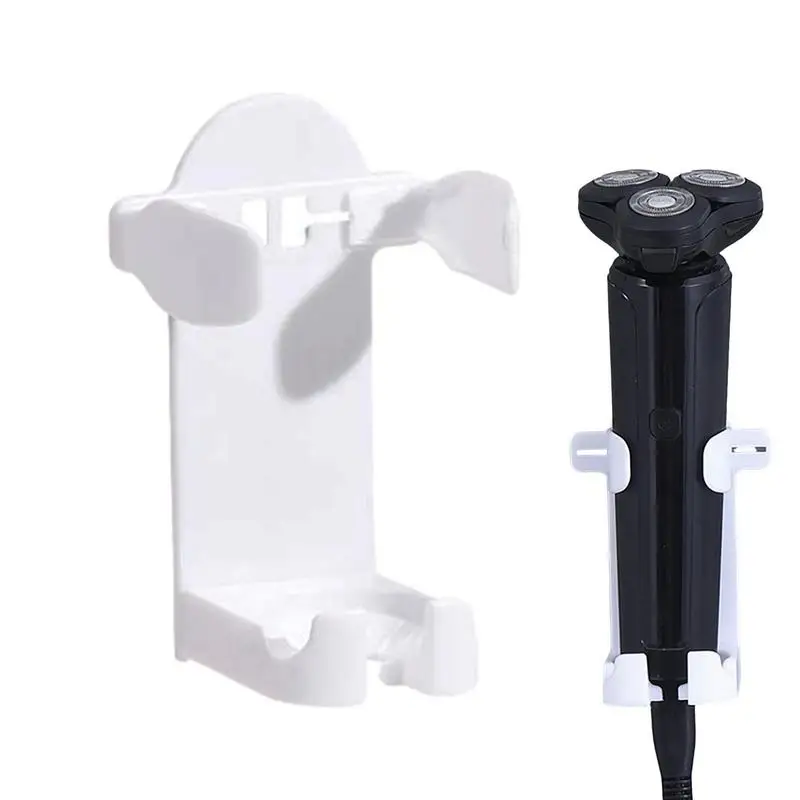

Shower Shaver Holder Wall-mounted Bathroom Accessories Electric Razor Holder Self Adhesive Electric Shaver Organizer For Men