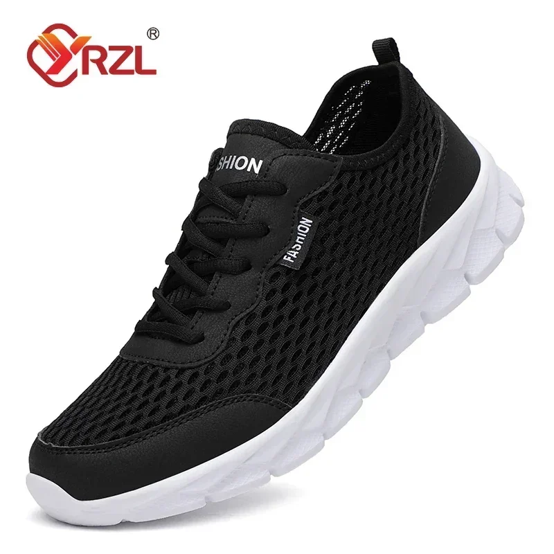 YRZL New Running Shoes for Men Breathable Sports Shoes Light Weight Fashion Summer Plus Size 38-48 Breathable Sneakers for Men 2