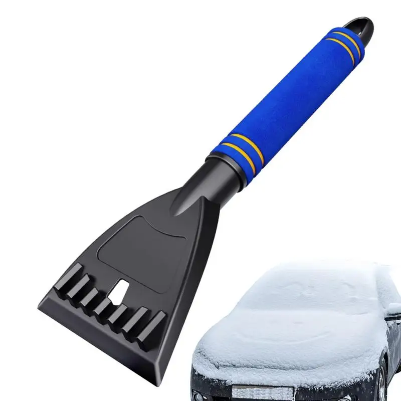 

Car Ice Scraper Scratch-Free Snow Scraper Pick Up Trucks Car Scraper Snow Remover Tool Sturdy Foam Grip For Car Auto Shovel