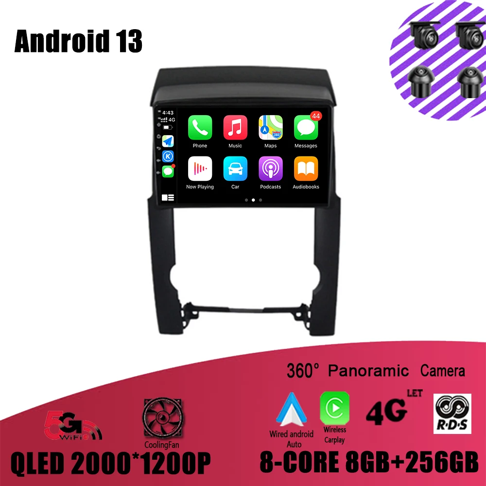 

Android 13 Navigation GPS DSP Carplay WIFI For Kia Sorento 2 XM 2009 - 2012 Car Radio Multimedia Player