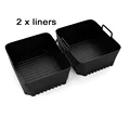 2pcs black 5.2L