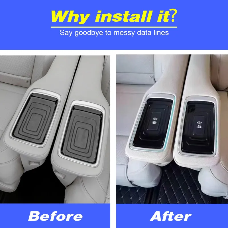 メルセデス・ベンツ V クラス車用ワイヤレス充電器高速携帯電話