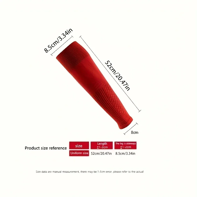 Knee-High Compression Protective Socks Football Basketball Sweat Absorption Knitted Breathable No-Cuff Pressure Fixed Leg Covers