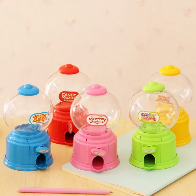 Money Boxes Plastic Sweet Mini Candy Machine Kids Bubble Gift Children Bank Toys Dispenser Coin Cute Piggy Bank for Girls 3