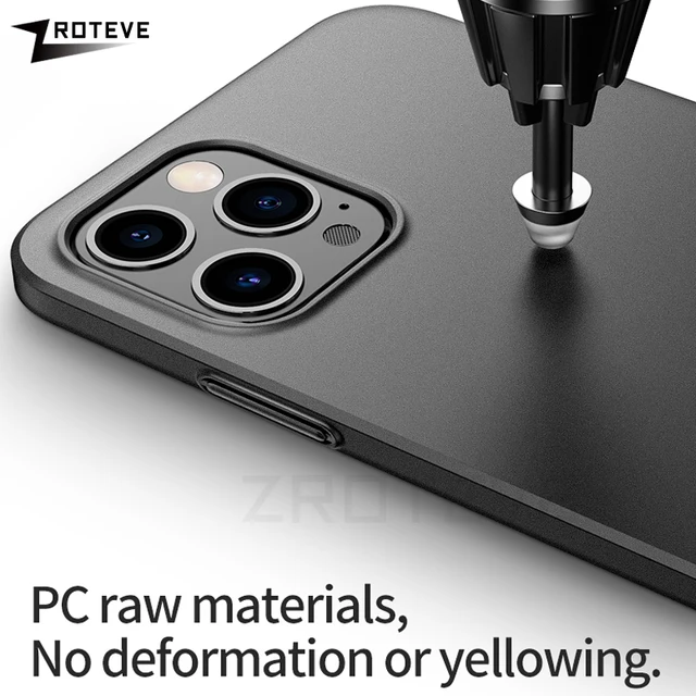 For iPhone15 Pro Max ZROTEVE Slim Matte Hard PC Cover For iPhone 15 14 11 12 13 Mini X XS XR 7 8 SE 2 3 2020 iPhone14 Plus Case 5