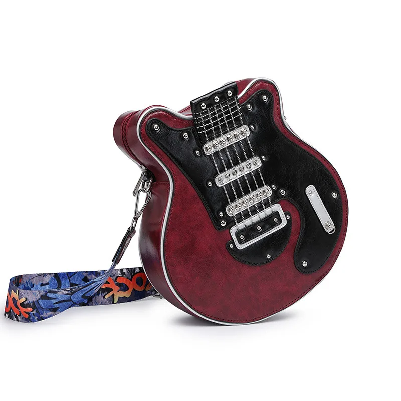 Style Bag Guitar Fashionable Shoulder Personalized Crossbody Handbags For Women Casual High-Quality Messenger Versatile Luxury