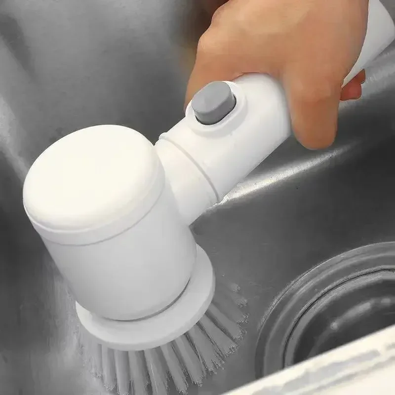 Wireless Electric Cleaning Brush USB Rechargeable Housework Kitchen Dishwashing Bathtub Tile Professional Cleaning Brush