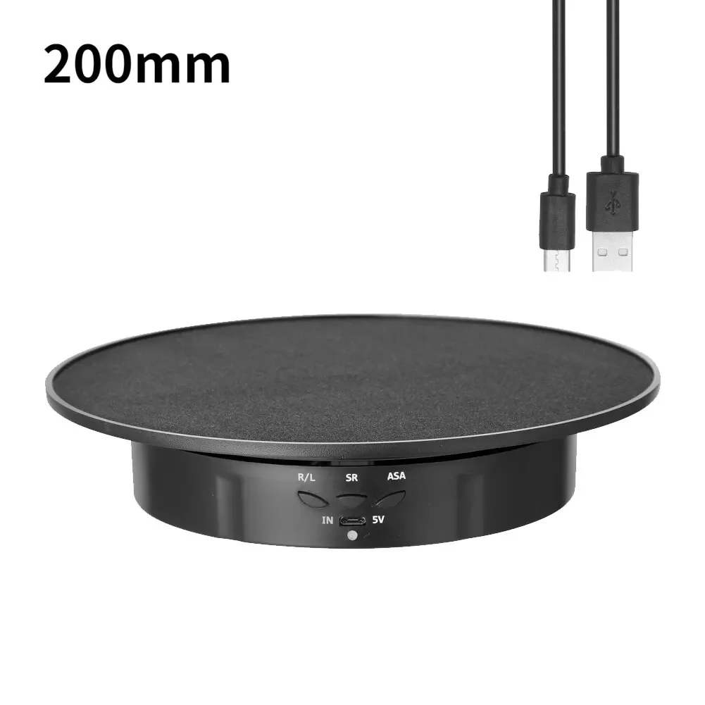 7.87'' 360° Rotating Display Stand w/ Remote for Jewelry Photo Video Figure - Picture 23 of 25