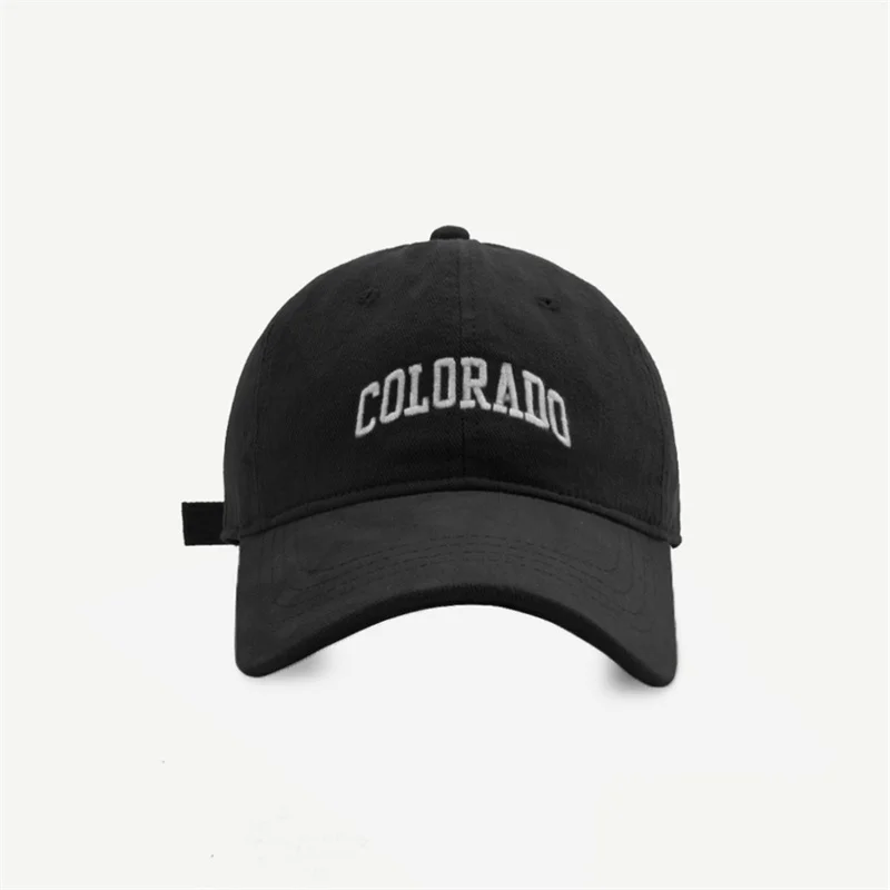 New COLORADO Embroidery Spring Women Lady Girls Baseball Hats All-match Autume Outdoor Boys Baseball Caps 2025 Unisex Travel Hat 6