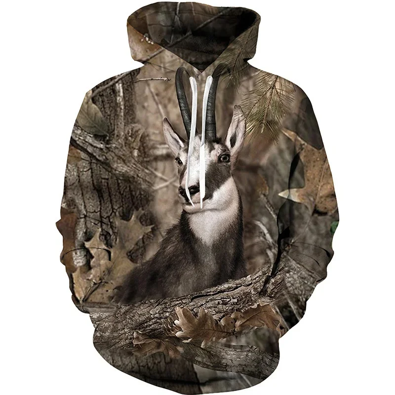 Sudadera con capucha con estampado de camuflaje de jungla para hombre, sudadera con estampado 3D de animales, sudadera informal de gran tamaño para niños, sudaderas con capucha de camuflaje para depor