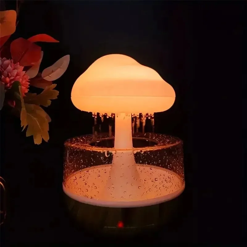 Colorful Mushroom Cloud Aromatherapy Humidifier for Relaxation