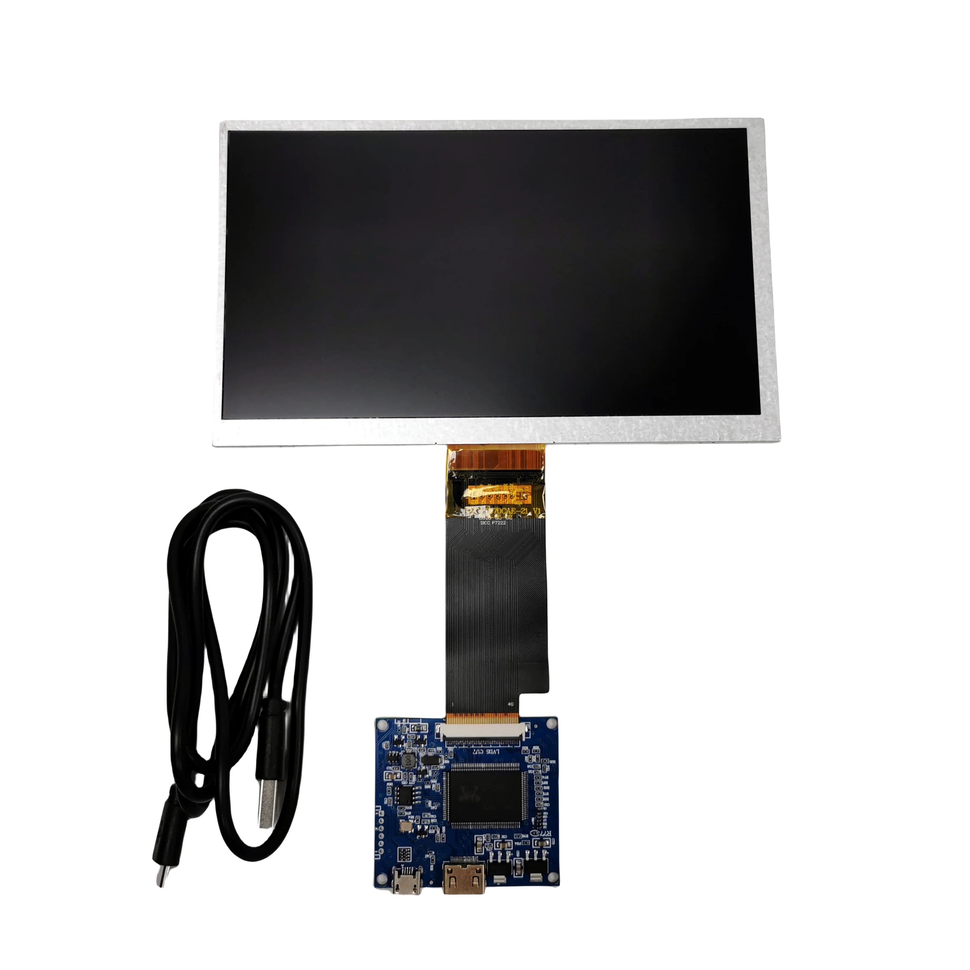 LCD  ̹ Ʈ , ̴ HDMI, , ȵ̵,  , ٳ , PC, 1024x600 IPS, 40  ũ ÷, 7 ġ