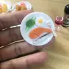 1 Set 1/12 Scale Miniature Wine Steak Pretend Food Set for Blyth OB11 1/6 BJD Dollhouse Kitchen Play Toys Accessories 6