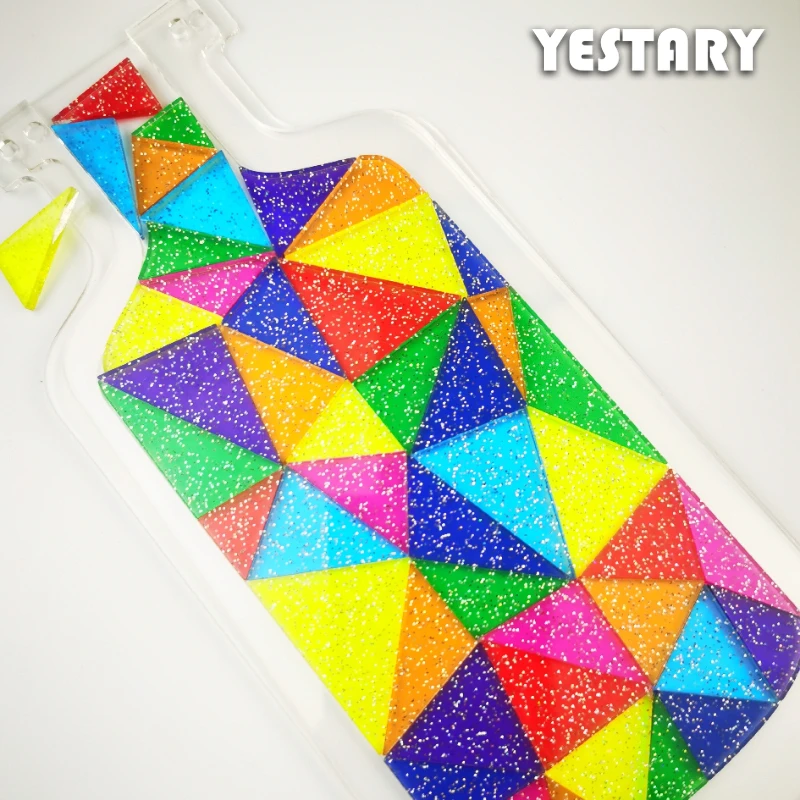 

YESTARY 3D Acrylic Puzzle Toys Brain Teaser Impossible Difficultly Puzzle Table Tangram Game Jigsaw Puzzle For Adults Kids Gifts