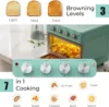 Retro Toaster oven - 19QT Air Fryer Oven & Toasters Combo, Large 7 in 1 Convection Oven for Family Use, 360° Even & Healthy Cook 4
