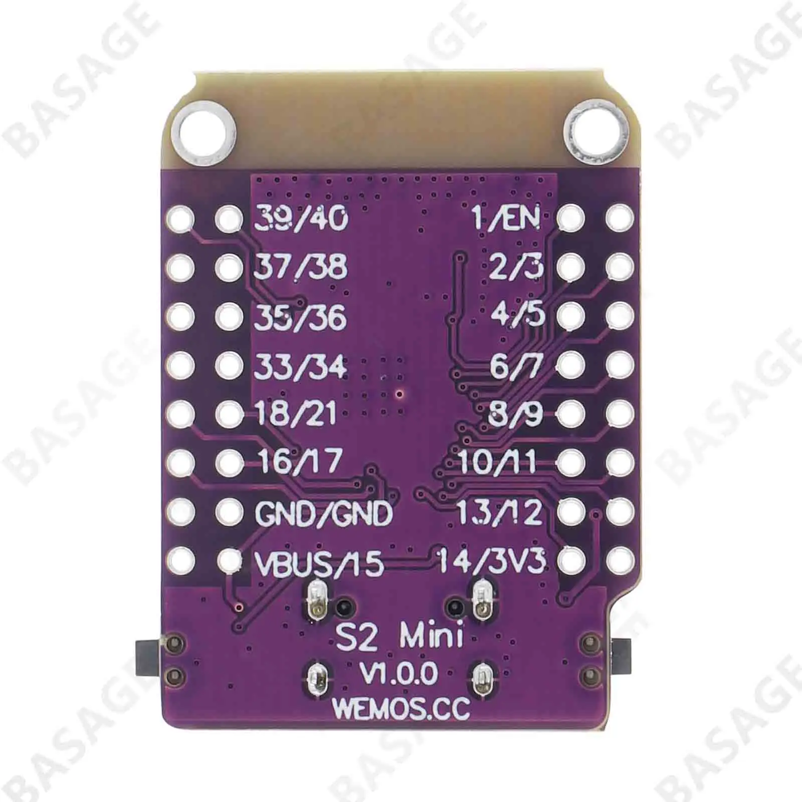 รูปสินค้า ESP32 S2 Mini V1.0.0 - LOLIN WIFI IOT บอร์ด ESP32-S2FN4R2 ESP32-S2 4MB FLASH 2MB PSRAM MicroPython รองรับ Arduino